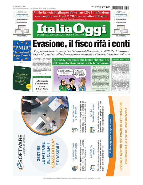 Italia oggi : quotidiano di economia finanza e politica